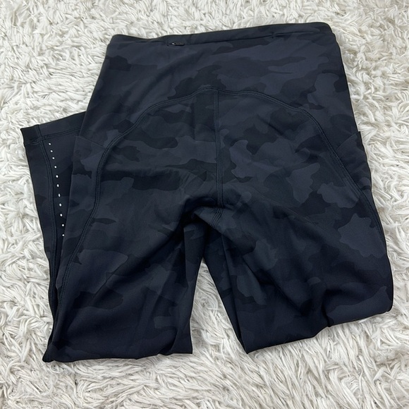 Lululemon Swift Speed High-Rise Crop 21" Heritage 365 Camo Deep Coal Multi - Picture 4 of 5
